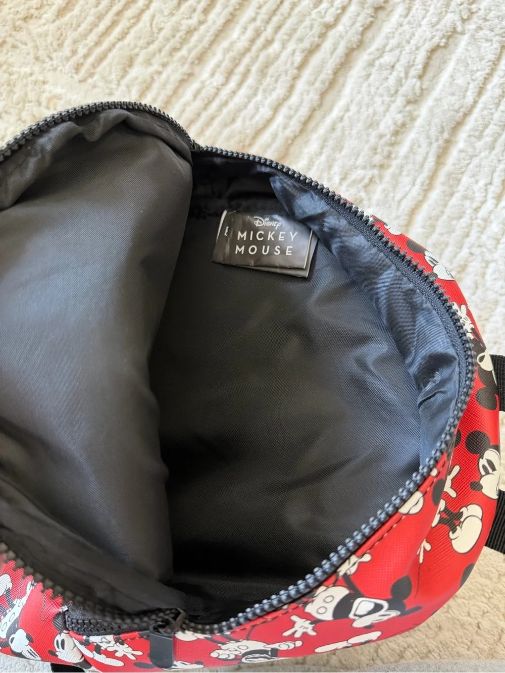 Disney Red Mickey Mouse Print Mini Backpack